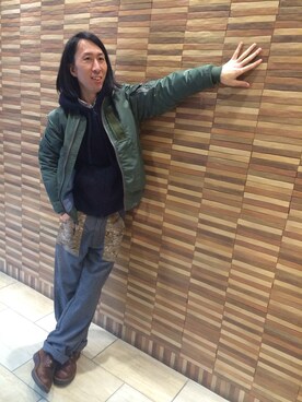 おかださん（メンズ・175cm）の秋コーディネート