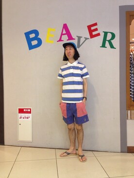 おかださん（メンズ・175cm）の夏コーディネート