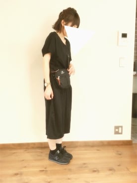 「マーガレット・ハウエル(MARGARET HOWELL)」｜「アイテム（ワンピース/ドレス）」を使った、⑅Ha☺︎ru⑅さん（レディース・158cm）の夏コーディネート