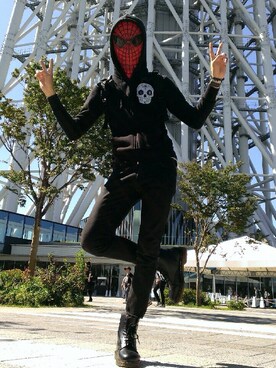 「Spider-Man」｜Rightlegさん（メンズ・181cm）の冬コーディネート