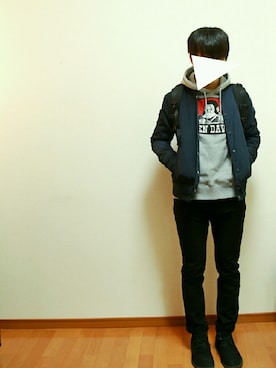 「ベンデイビス」｜「アイテム（ブルゾン）」を使った、keさん（メンズ・169cm）の秋コーディネート