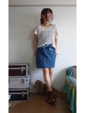 「Jeffrey Campbell（ジェフリーキャンベル）のアイテム（シューズ）」を使った、nayuuさんの夏コーディネート