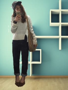 ゆみぽさん（レディース・154cm）の冬コーディネート