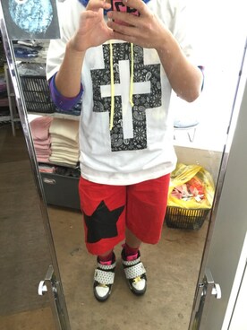 「スピンズ」｜ぱとら x  우유さん（メンズ・172cm・10代）の春コーディネート