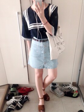 「sailor」｜jooooさん（レディース・161cm）の夏コーディネート