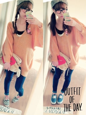 yuuu. さん（レディース・159cm）の冬コーディネート