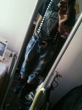 「AIKO（アイコ）のアイテム（その他）」を使った、rinaakoさん（レディース・162cm）の夏コーディネート