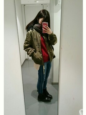 「aiko」｜「アイテム（ジャケット/アウター）」を使った、rinaakoさん（レディース・162cm）の秋コーディネート