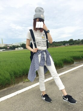 TOMOさん（レディース・153cm）の夏コーディネート