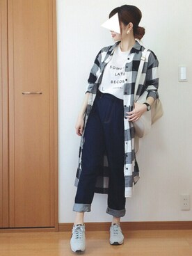 TOMOさん（レディース・153cm）の春コーディネート