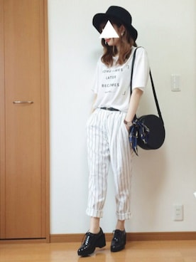 「Factor=（ファクターイコール）のアイテム（財布/小物）」を使った、TOMOさん（レディース・153cm）の春コーディネート