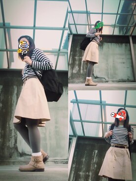 kkさん（レディース・157cm）の秋コーディネート