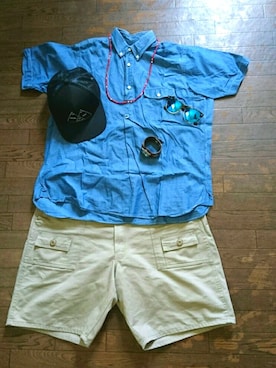 「KC,s（ケイシーズ）のアイテム」を使った、kohichiさん（メンズ・185cm）の夏コーディネート