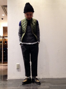 「gelmano」｜牟田 英功さん（メンズ・160cm）の冬コーディネート