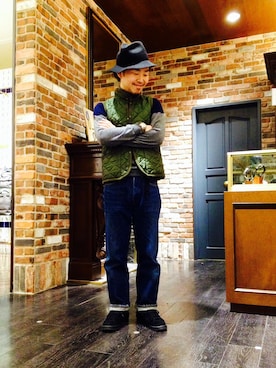 牟田 英功さん（メンズ・160cm）の冬コーディネート