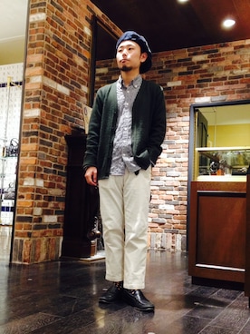 「gelmano」｜牟田 英功さん（メンズ・160cm）の冬コーディネート
