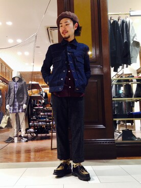 「gelmano」｜牟田 英功さん（メンズ・160cm）の冬コーディネート