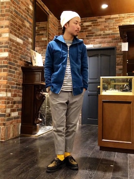 牟田 英功さん（メンズ・160cm）の春コーディネート