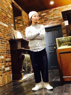 牟田 英功さん（メンズ・160cm）の春コーディネート