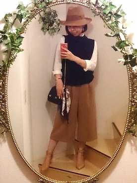 maicoronさん（レディース・159cm）の秋コーディネート