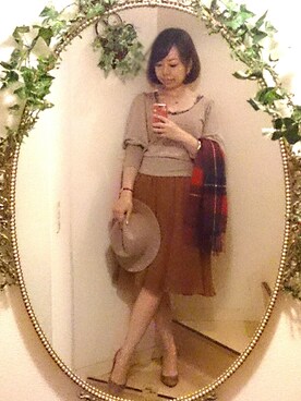 maicoronさん（レディース・159cm）の秋コーディネート