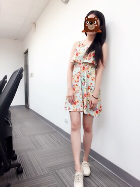 「ZARA KIDS」｜「アイテム（チュニック）」を使った、mingyingさん（レディース・161cm）の夏コーディネート