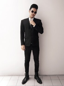 「H&M（エイチ・アンド・エム）のアイテム（リング）」を使った、タク＊さん（メンズ・175cm）の春コーディネート