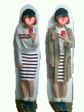 ともちゃんさん（レディース・152cm）の春コーディネート