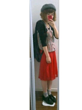「Another Edition」｜「アイテム（その他トップス）」を使った、ともちゃんさん（レディース・152cm）の春コーディネート