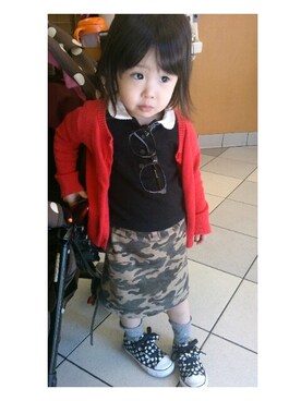 ともちゃんさん（キッズ・90cm）の春コーディネート