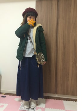 ともちゃんさん（レディース・152cm）の冬コーディネート