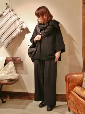 「JOURNAL STANDARD LUXE（ジャーナルスタンダード　ラックス）のアイテム」を使った、JOURNAL STANDARD LUXE 渋谷店さん（レディース・155cm）の秋コーディネート