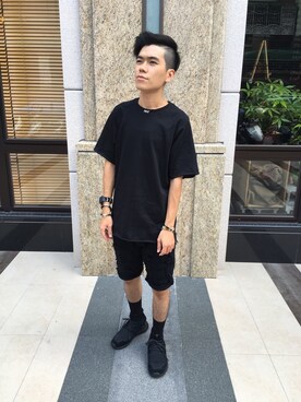 「NEXHYPE（ネックスハイプ）のアイテム」を使った、LuLuさん（メンズ・170cm）の夏コーディネート