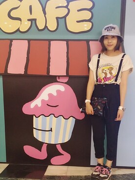 「PAGEBOY（ページボーイ）のアイテム（スウェット、ベージュ系）」を使った、Caさん（レディース・165cm）の秋コーディネート