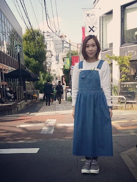 「travel」｜「アイテム（その他シューズ）」を使った、Caさん（レディース・165cm）の秋コーディネート