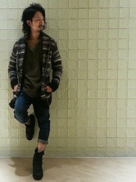 「goa（ゴア）のアイテム（その他アウター）」を使った、goa本社STAFFさん（メンズ・177cm）の秋コーディネート