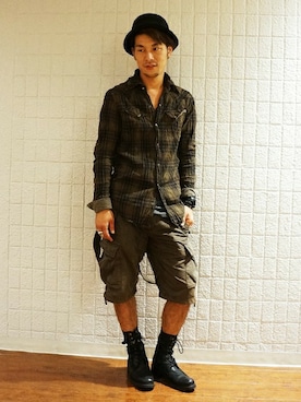 「goa（ゴア）のアイテム」を使った、goa本社STAFFさん（メンズ・175cm）の秋コーディネート