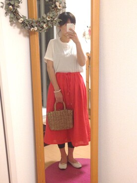 tomomoさん（レディース・157cm）の夏コーディネート