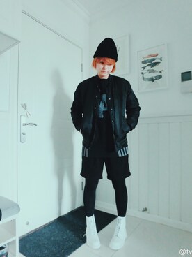 「chocoolate（チョコレート）のアイテム（パンツ）」を使った、twiggy晓华さん（レディース・170cm）の冬コーディネート