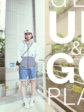 「PULL&BEAR（プルアンドベア）のアイテム（スタジャン）」を使った、twiggy晓华さん（レディース・170cm）の冬コーディネート