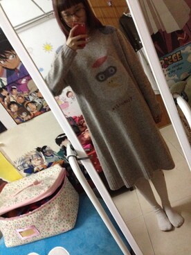 little duduさん（レディース・160cm）の冬コーディネート