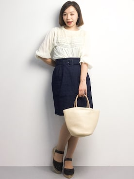 「AIC.（エーアイシー）のアイテム」を使った、Rachelさん（レディース・149cm）の春コーディネート