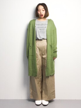 「Staircase（ステアケース）のアイテム」を使った、Rachelさん（レディース・149cm）の春コーディネート