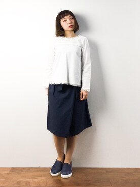 「je（ジェイイー）のアイテム」を使った、Rachelさん（レディース・149cm）の春コーディネート