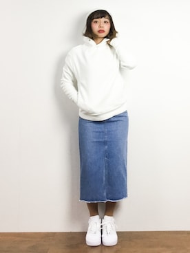 「アクティブ」｜「アイテム（パーカー）」を使った、Rachelさん（レディース・149cm）の春コーディネート