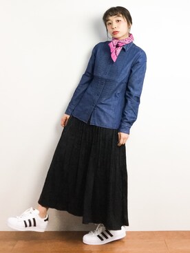 Rachelさん（レディース・149cm）の春コーディネート