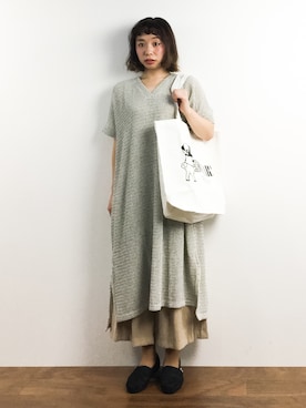 「COLLARS（カラーズ）のアイテム（バッグ）」を使った、Rachelさん（レディース・149cm）の春コーディネート