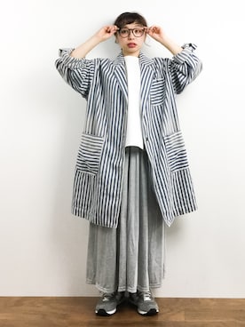 「Ne-net（ネネット）のアイテム（その他アウター）」を使った、Rachelさん（レディース・149cm）の春コーディネート
