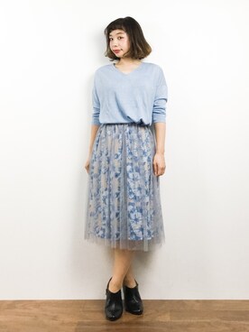 Rachelさん（レディース・149cm）の春コーディネート