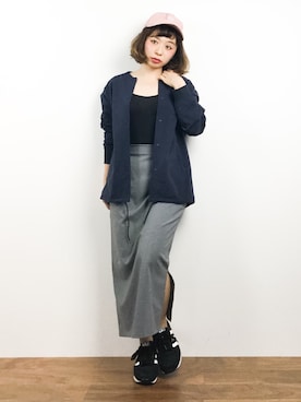 「DETAILS（ディテールズ）のアイテム（ジャケット/アウター）」を使った、Rachelさん（レディース・149cm）の春コーディネート